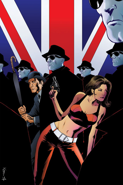 Steed & Mrs. Peel #4 Exclusive Variant Cover by Barry Kitson