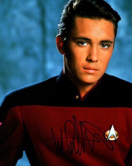 Wil Wheaton SIGNED photo: Star Trek Next Generation Starfleet